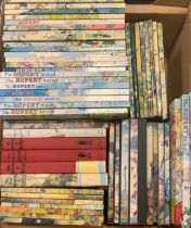 Books - A quantity of Rupert Annuals, adventures of Rupert; etc