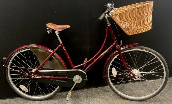A Pashley Princess Classic Bicycle, with Brooks B66S leather seat, (pedal crank shaft to base of