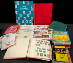 Stamps Philately - GB and all world in albums, stock books and loose, part quad sheets and pairs,