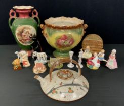 Royal Doulton figures Home Again HN2167, Golden Days, HN2274, My Pet, HN2238, Tootles HN1680; an