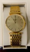 Longines - a 'Le Grande Classique De Longines' gold plated cased quartz wristwatch, 32mm case,