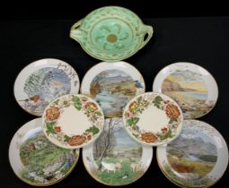 A collection of twelve Royal Worcester Calendar plates, designed by Peter Barrett, Months of the