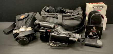 Cameras & Photography - Pentax MZ50 35mm SLR camera body, lenses inc 28-70mm, 80-200mm, 35-80mm,