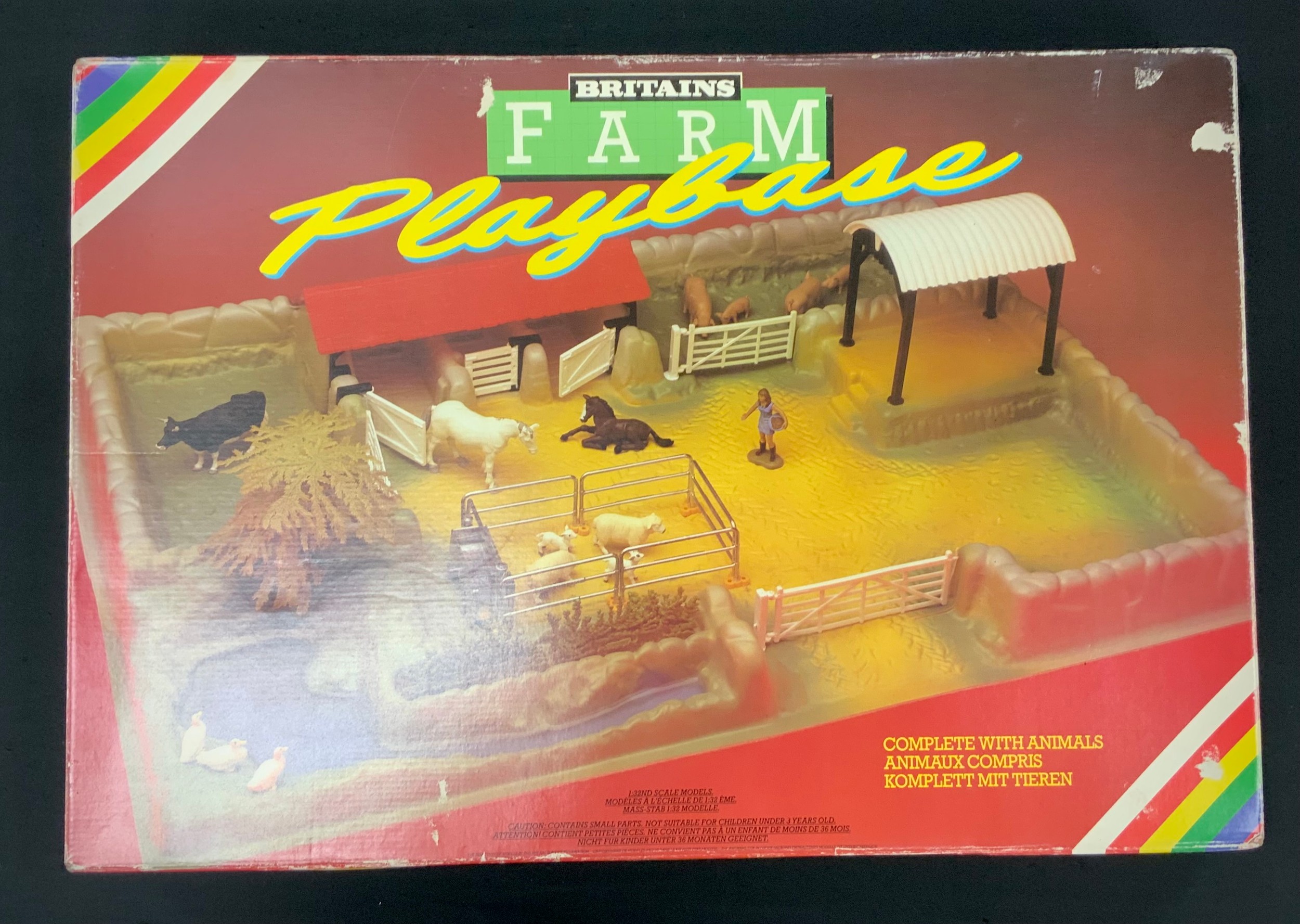 Britain's Toys qty, Farm base, Combine Harvester, Tractors, Trailers ...