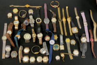 Watches - collection of approx 60 vintage wrist and pocket watches, inc Seiko 6602-8050, Saxon