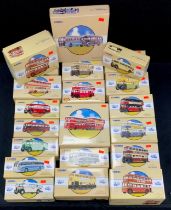 Corgi Classic Public transport model cars including; AEC Regal Wye valley motors, Leyland Tiger