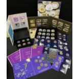 Coins & Tokens - Celebration of Steam Locomotives twelve gold plated set; others,The Great British