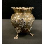 An Edwardian silver vase, Rufford Hunt, 1905, Entry Second Prize, Shamrock, Walked by R Harvey,