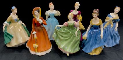 Doulton figures including; Adrienne HN 2304, Melanie HN 2271, Michele HN 2234, Loretta HN 2337,