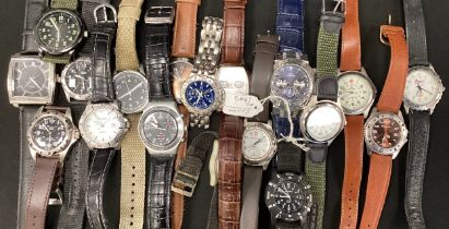 Watches - Timex Tonneau chronograph, Military style Alpine Forces, Swatch Irony chronograph, AG2002,