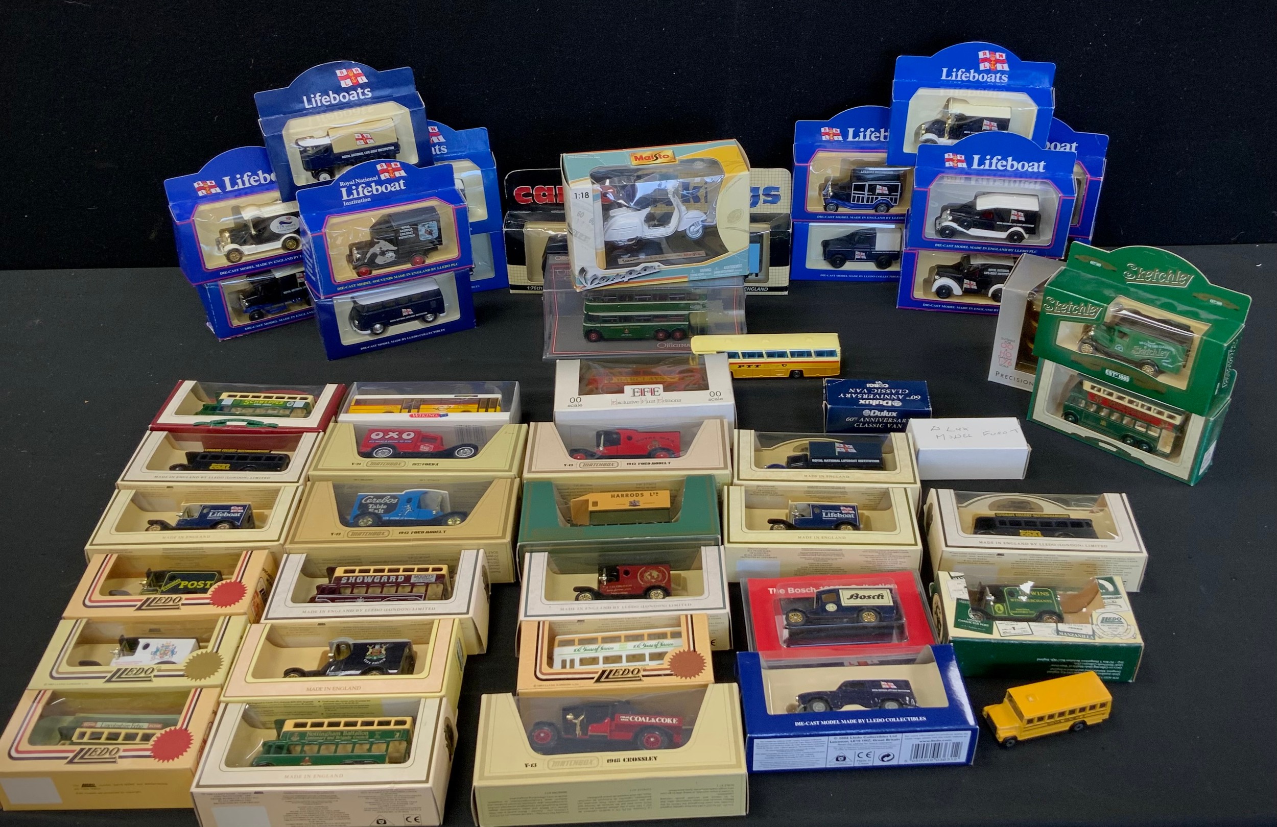 Toys - Die Cast Vehicles - Lledo, EFE, Maisto etc inc RNLI collectables, Mini Van, Morris 1000,