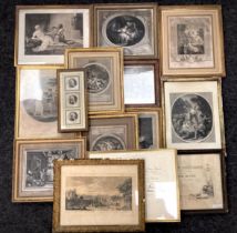 Pictures and prints - 19th century French and Continental engravings, portraiture, classical