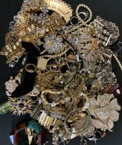 Costume Jewellery - white metal rings, bracelets, gold plated necklace, collars, bracelets,