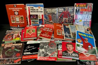 Sporting Interest - Manchester United Memorabilia including; Annuals from 1978-1999, Dennis Laws