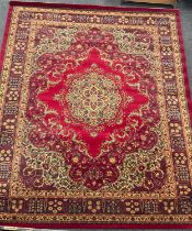 A Middle Eastern / Persian Tabriz style short-pile carpet, by Woodward Grosvenor, knotted with an