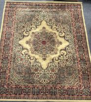 A Middle Eastern / Persian Tabriz style short-pile carpet, by Woodward Grosvenor, knotted with an