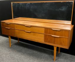 A Danish style teak dressing table, by Austinsuite, London. 117cm high (69cm high to top of table) x