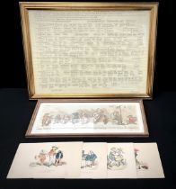 Pictures & Prints - a set of four 19th century French hand coloured book plate engravings, after