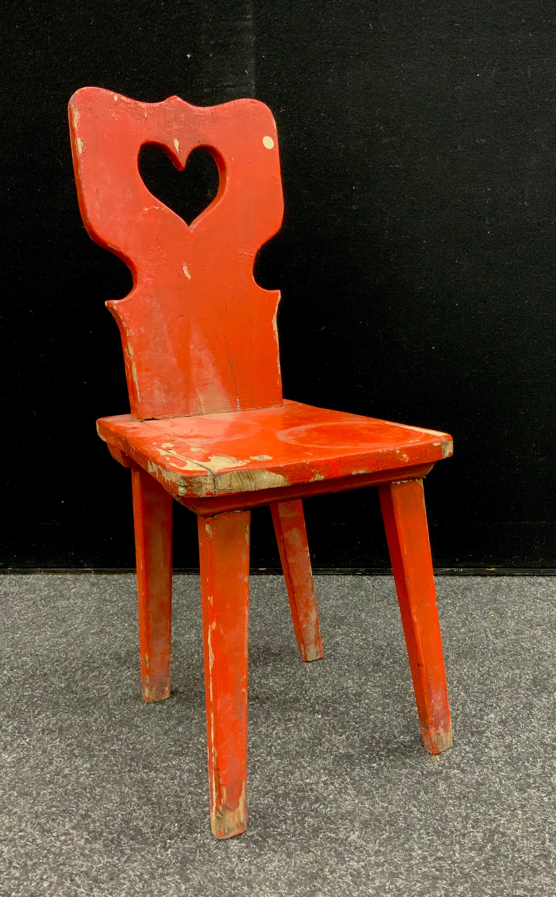 A 19th century vernacular pine child’s chair