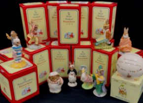 Royal Doulton ‘Bunnykins’ including; Mystic Bunny’,’Mrs Tiggy Winkle’,’Mother Bunnykins’,’Father