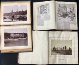 Photography & Travel - a 19th century grand tour photograph album, mostly Europe and England views