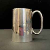 A George V silver ale mug/cup, Blackmore & Fletcher Ltd, London, 1918, 9.27ozt
