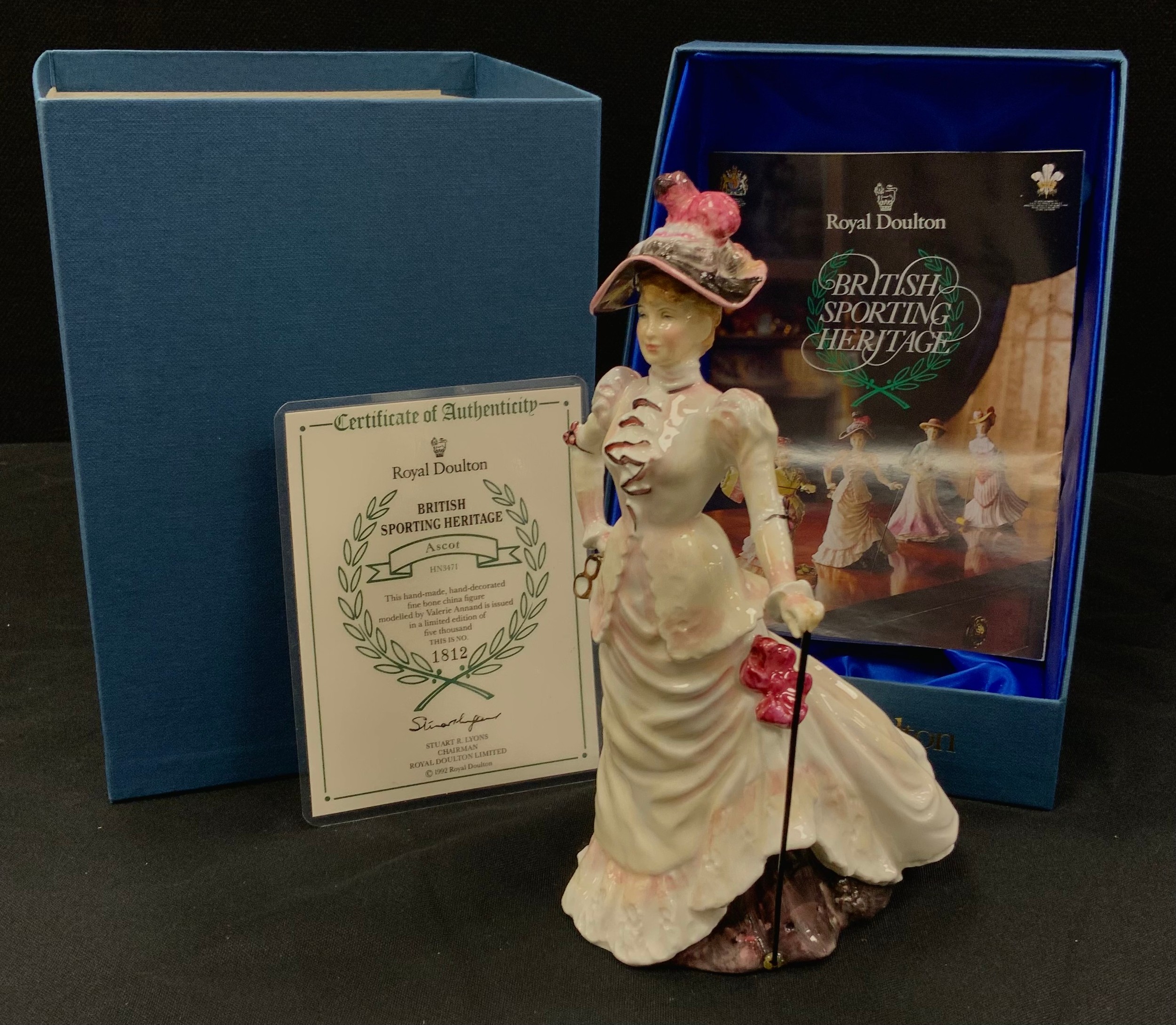 A Royal Doulton Figure from the British Sporting Heritage collection,’Ascot’, HN3471, 1812/5000,