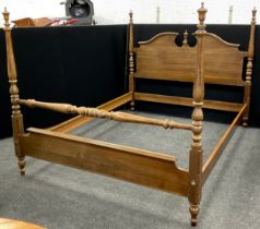 A king size walnut bed frame