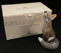 Royal Copenhagen limited edition ‘Annual figurine of a fox’, dated 2006, 15cm high