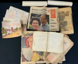 Ephemera - Scouting Interest, The First World Jamboree, 1929, full set of newspapers, and Arrow Park