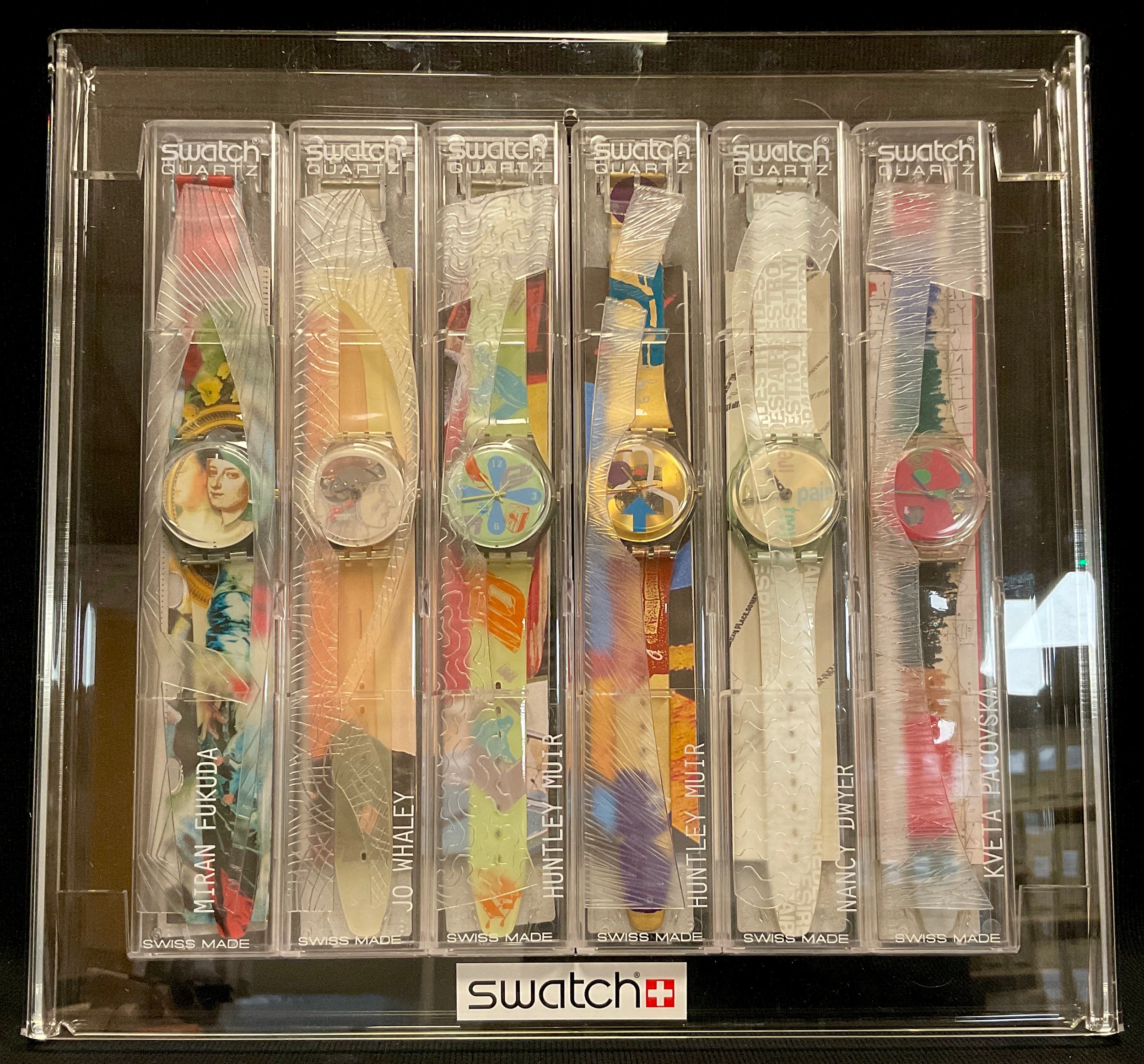 Swatch - Spring Summer 1997 Artists collection comprising Miran Fukada GN 170 The Lady & The Mirror, - Image 3 of 3