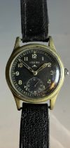 A World War II Military Issue Wristwatch, signed Lemania, known by collectors as one of ''The