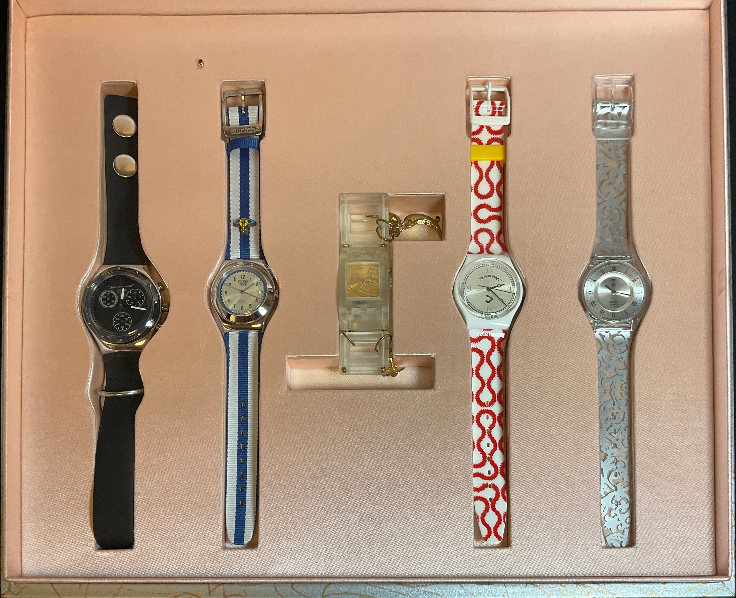 A Vivienne Westwood for Swatch Limited Edition Flying Time Watch Collection, issued 2001, in a - Image 2 of 5