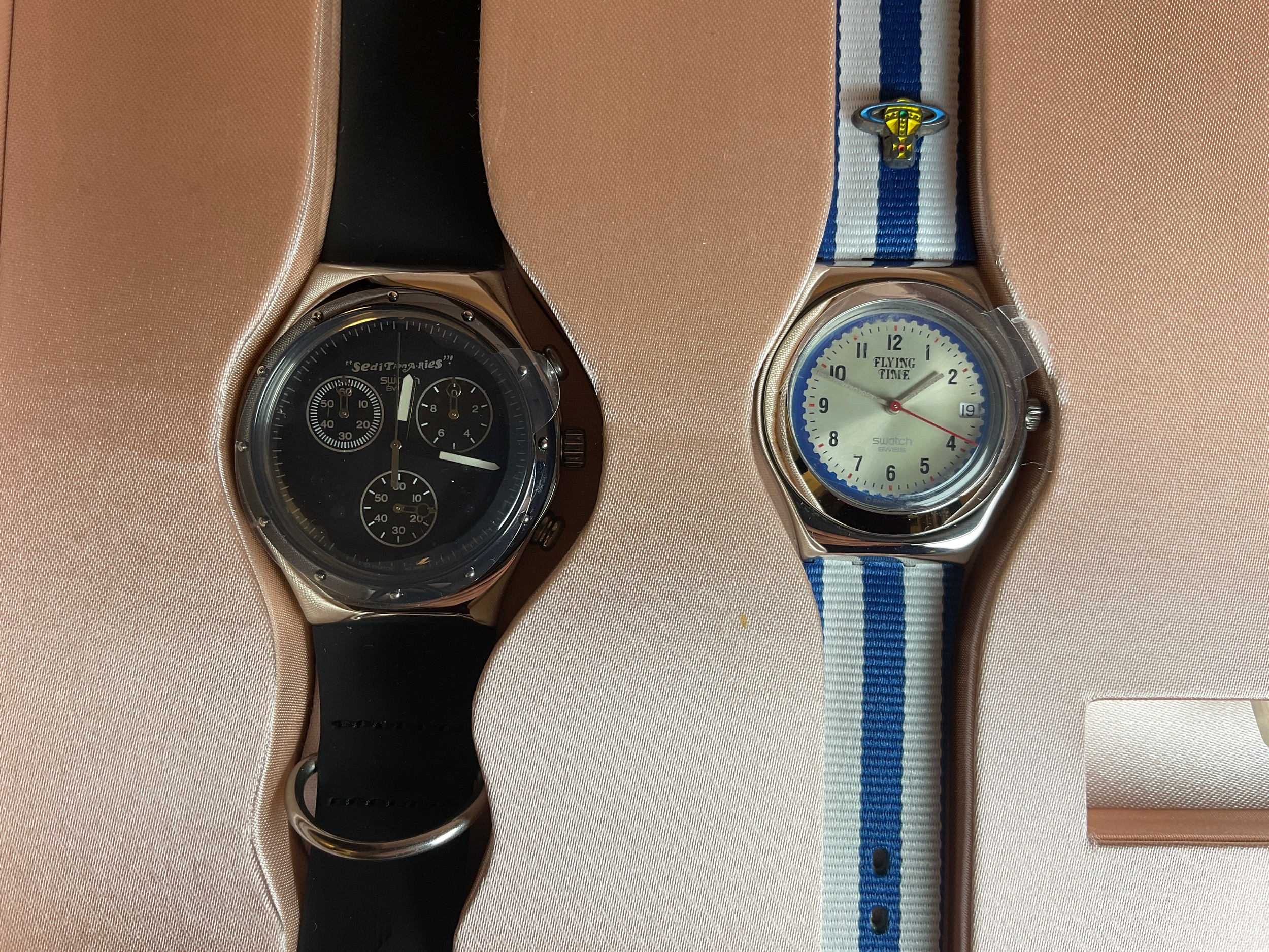 A Vivienne Westwood for Swatch Limited Edition Flying Time Watch Collection, issued 2001, in a - Image 3 of 5