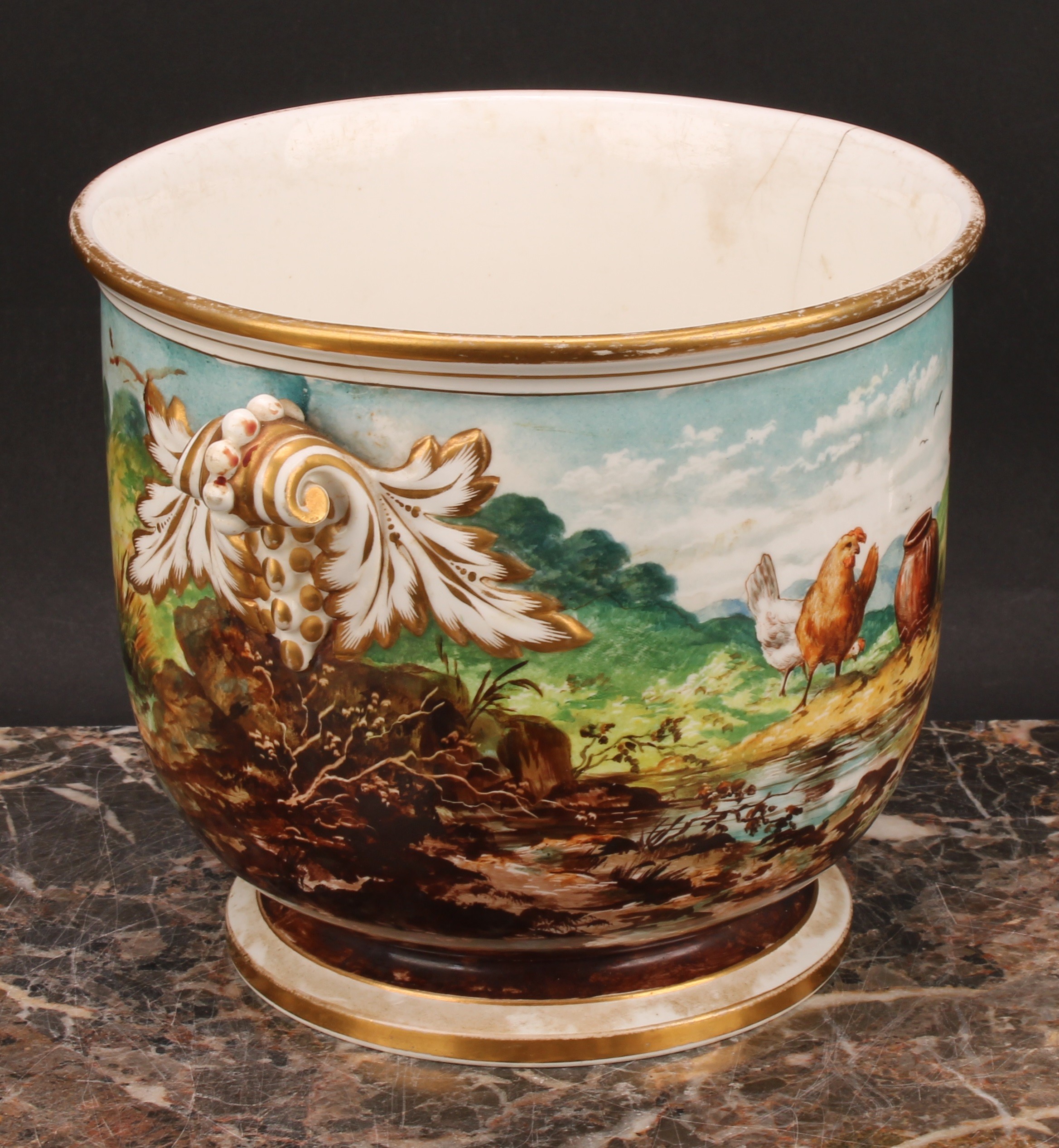 An associated pair of 19th century English porcelain cache pots, Brown-Westhead, Moore & Co., - Image 10 of 14