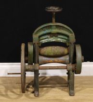 A 19th century cast iron cobbler’s mangle, by Whitfield Hodgsons & Brough Ltd, Kettering, 67cm high