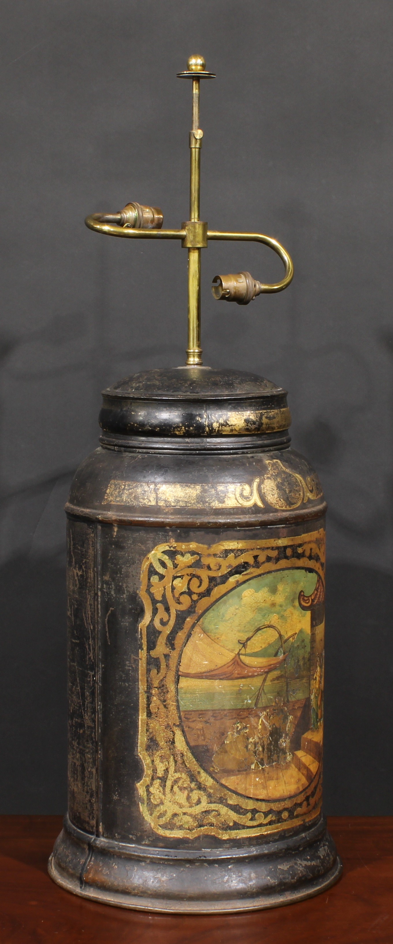 Interior Design - a 19th century toleware tea cannister, by Parnall & Sons, Ltd, Bristol, later - Image 2 of 3