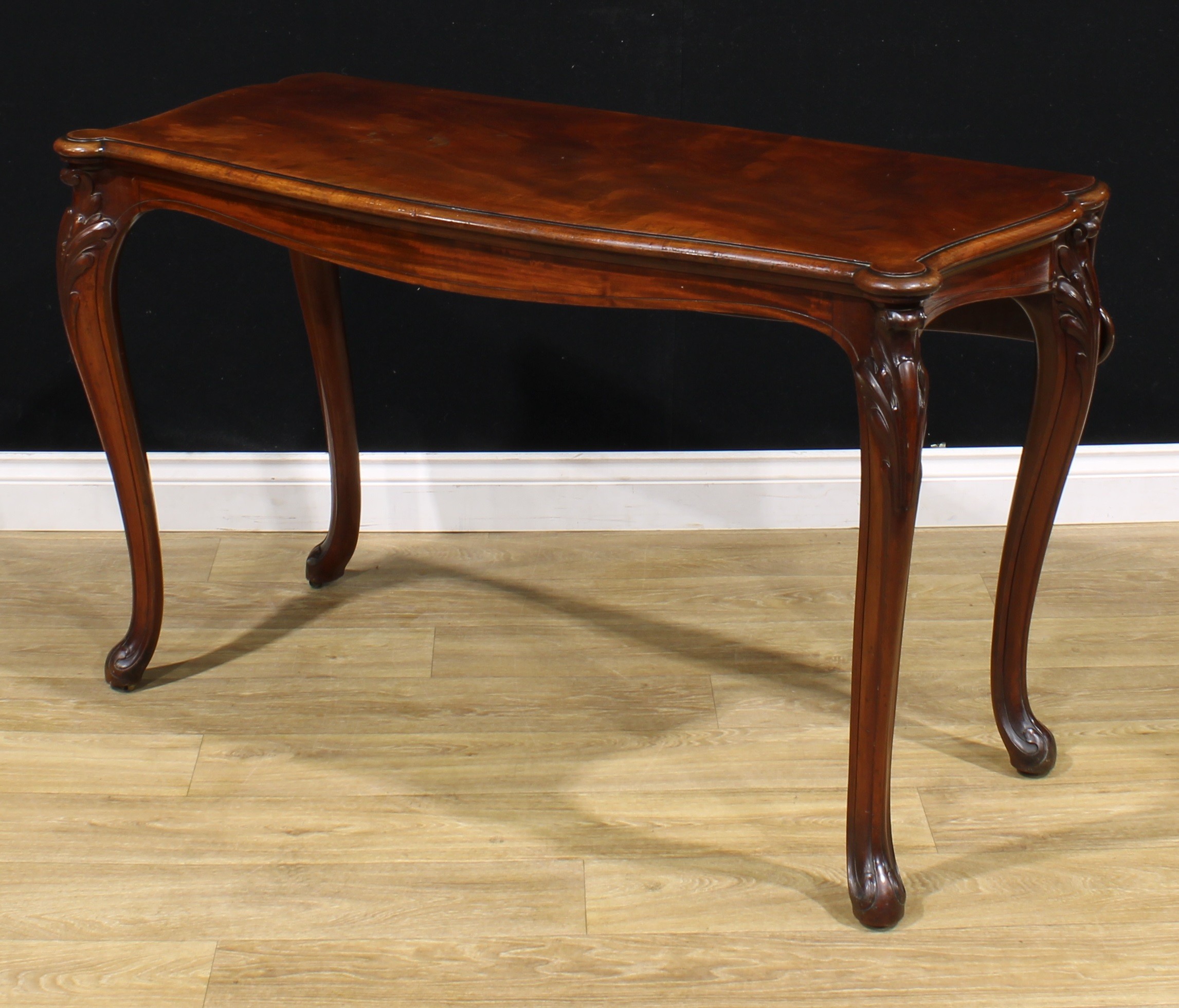 A pair of unusual 19th century mahogany pier/occasional dining tables, in the French Hepplewhite - Image 6 of 12