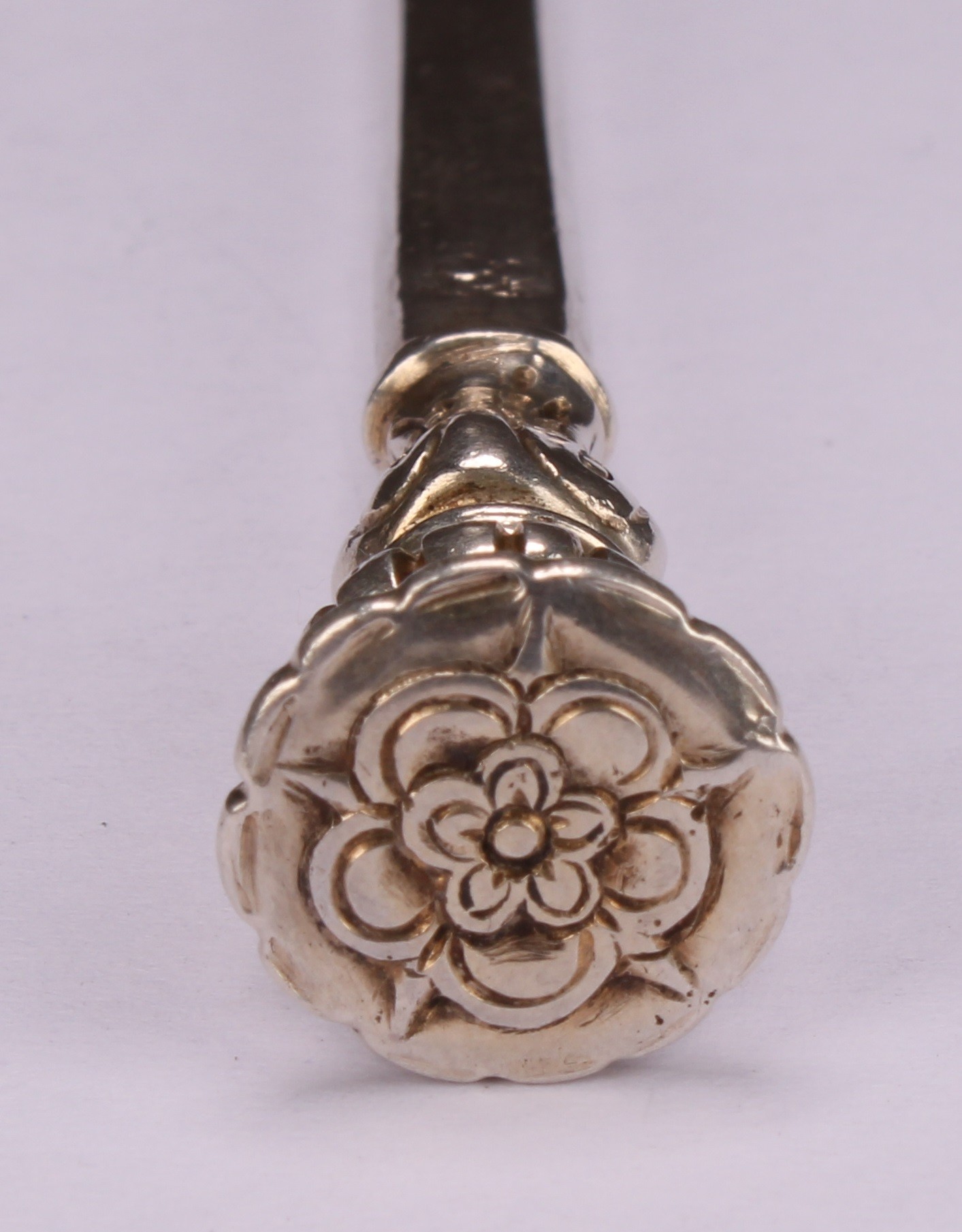 A Charles I Provincial silver seal top spoon, 18cm long, c.1640 - Image 4 of 7