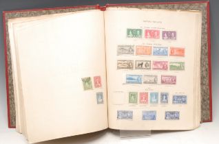 Stamps - SG: Mew Age Stamp Album, British Empire and Egypt, from 1936 - 1956, many sets and H/V's,