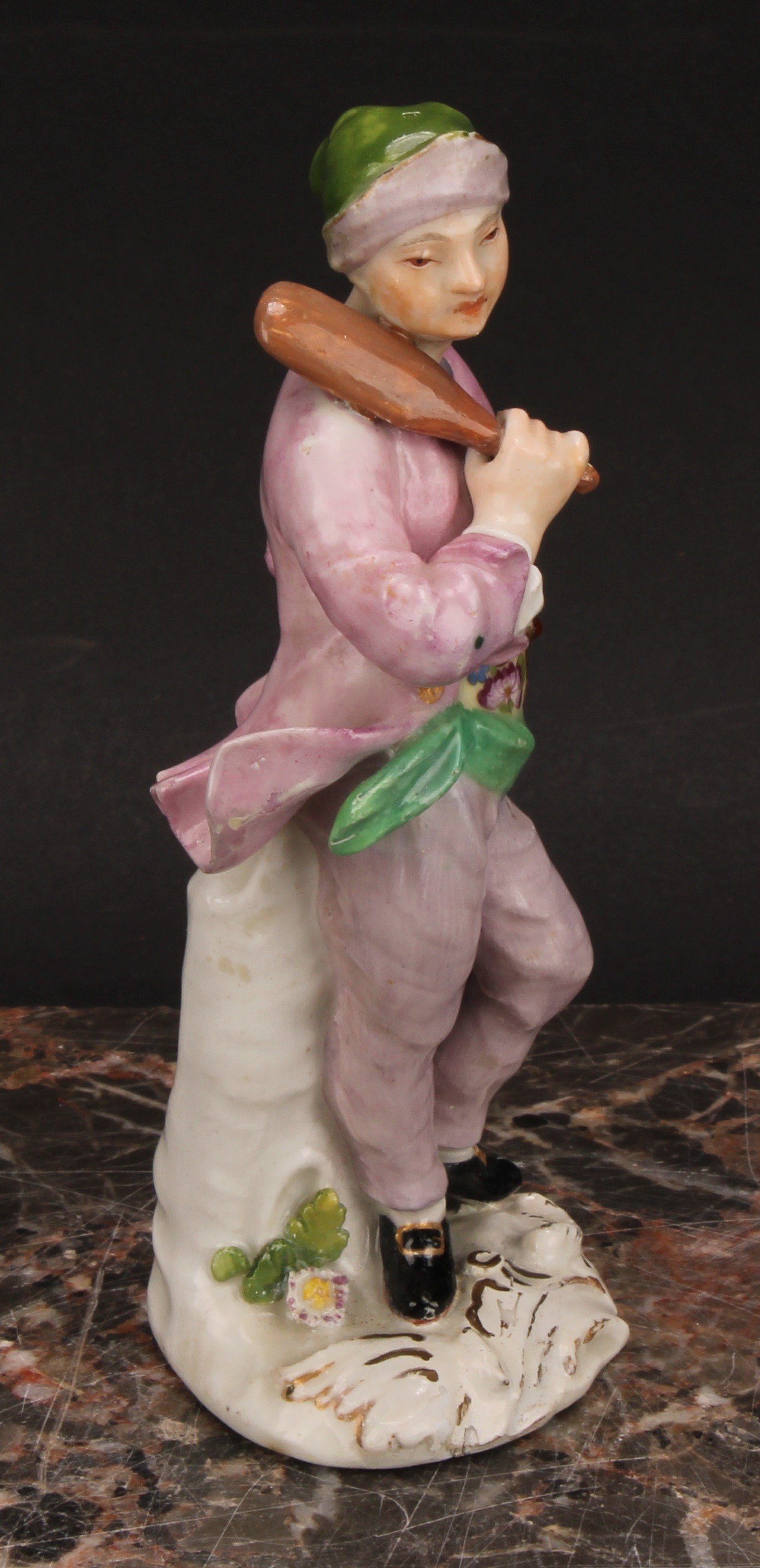 An 18th century Meissen figure, The Baker, from the 'Cris de Paris', modelled by Johann Joachim - Image 2 of 5