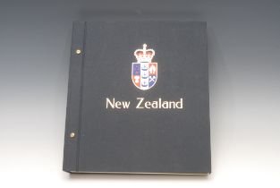 Stamps - New Zealand one country stamp album, QV - 1984, plenty of early material, Challon Heads,
