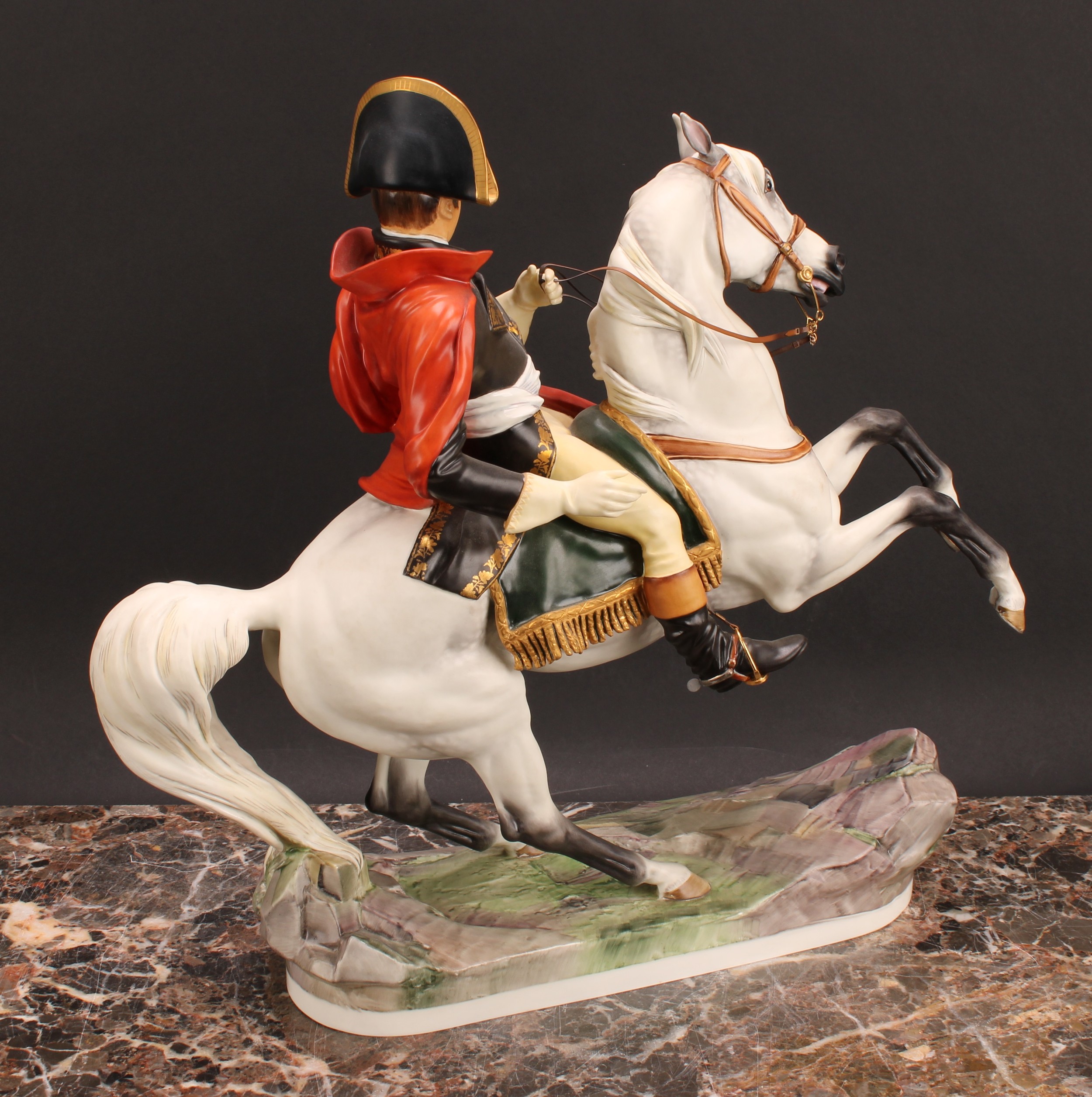 A Royal Worcester model, Napoleon Bonaparte, designed by Bernard Winskill, 37.5cm - Image 4 of 5