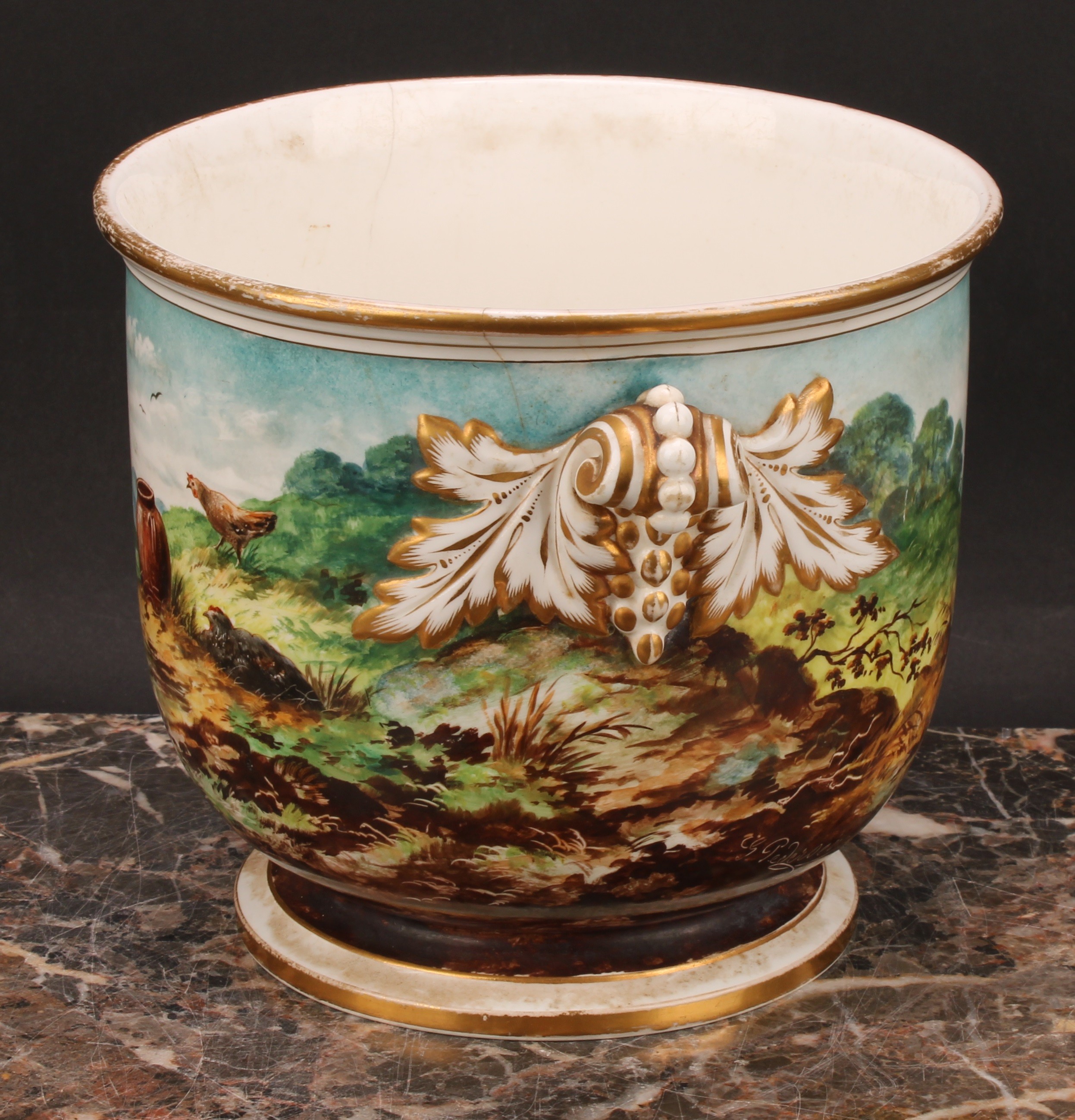 An associated pair of 19th century English porcelain cache pots, Brown-Westhead, Moore & Co., - Image 11 of 14