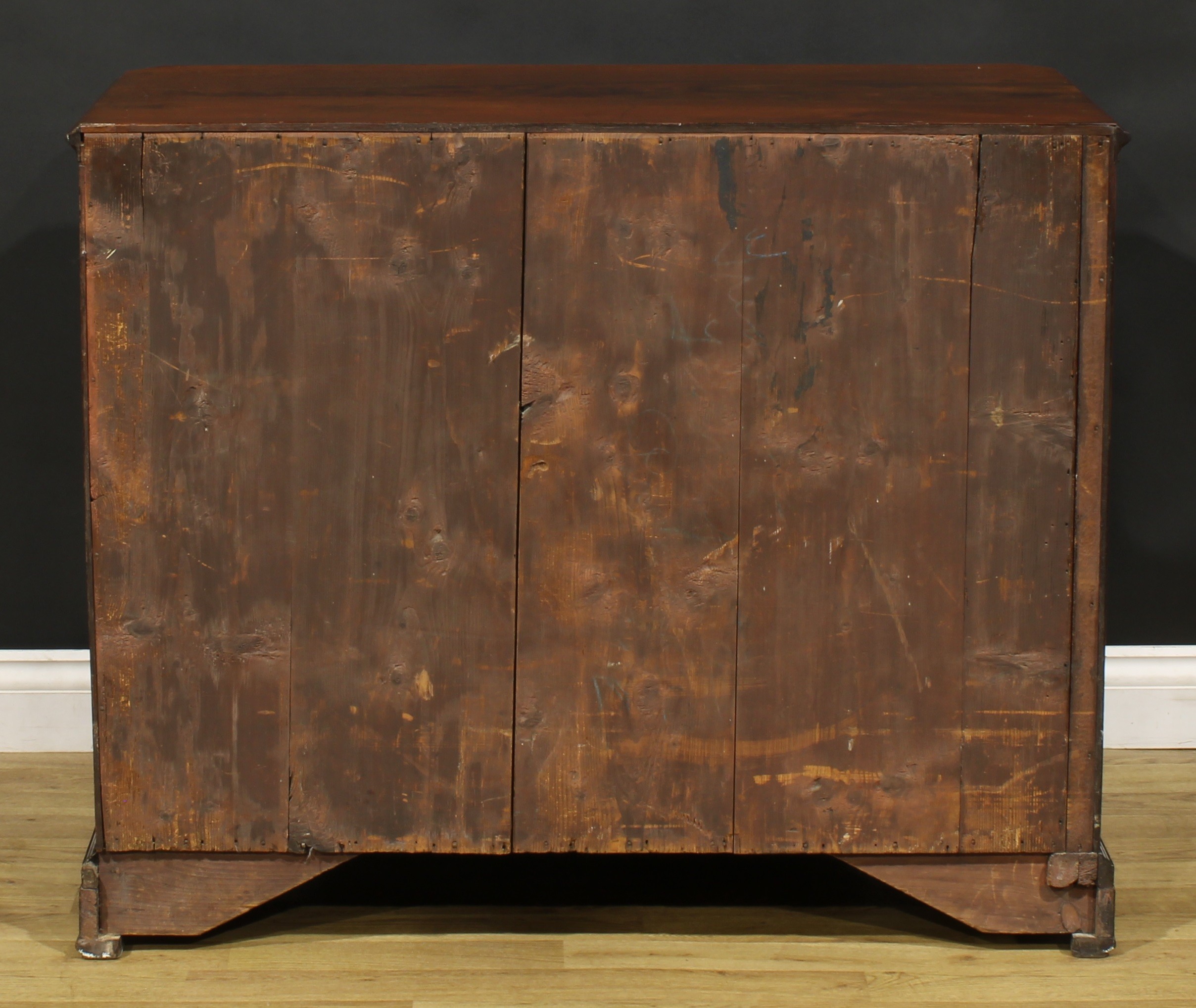 A 19th century Chippendale Revival chest, canted rectangular top above two short and three long - Image 5 of 5