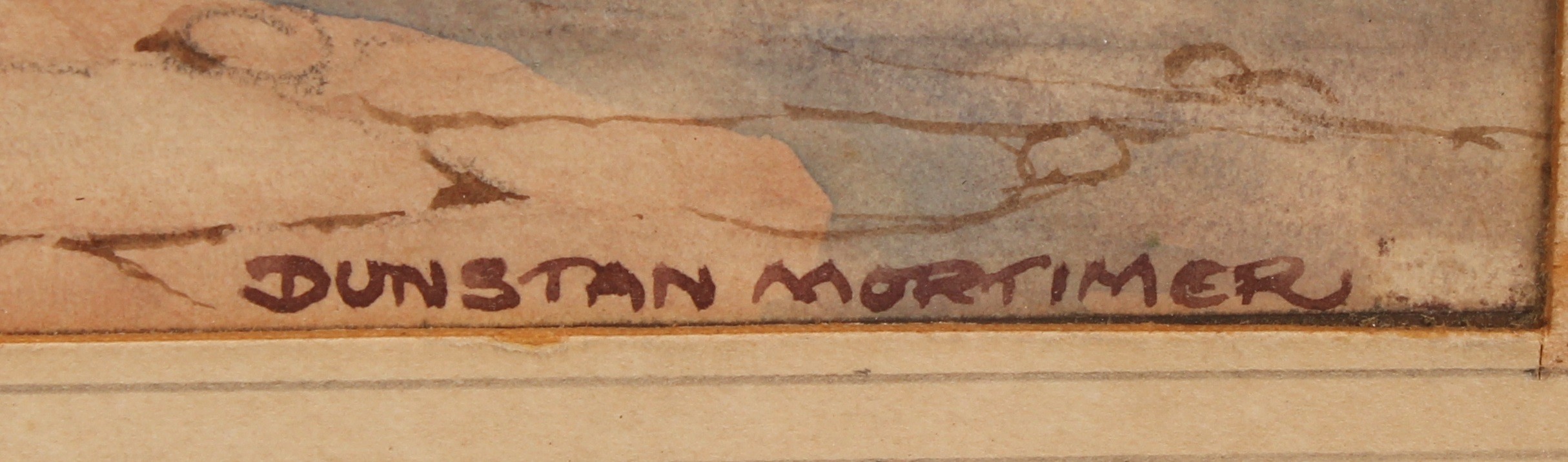 Dunstan Mortimer (20th Century) A Book Illustration, Stubborn Mule, signed, watercolour, 25.5cm x - Image 3 of 4