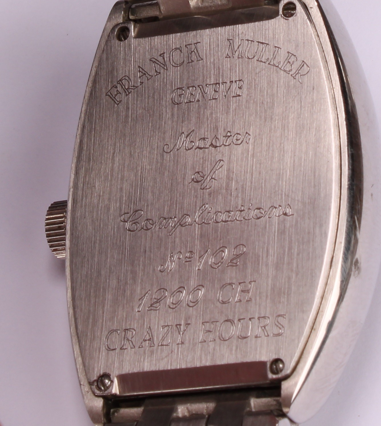 ***LOT WITHDRAWN ***A Franck Muller of Geneve stainless steel watch, Crazy Color Dreams (sic.), - Image 4 of 6