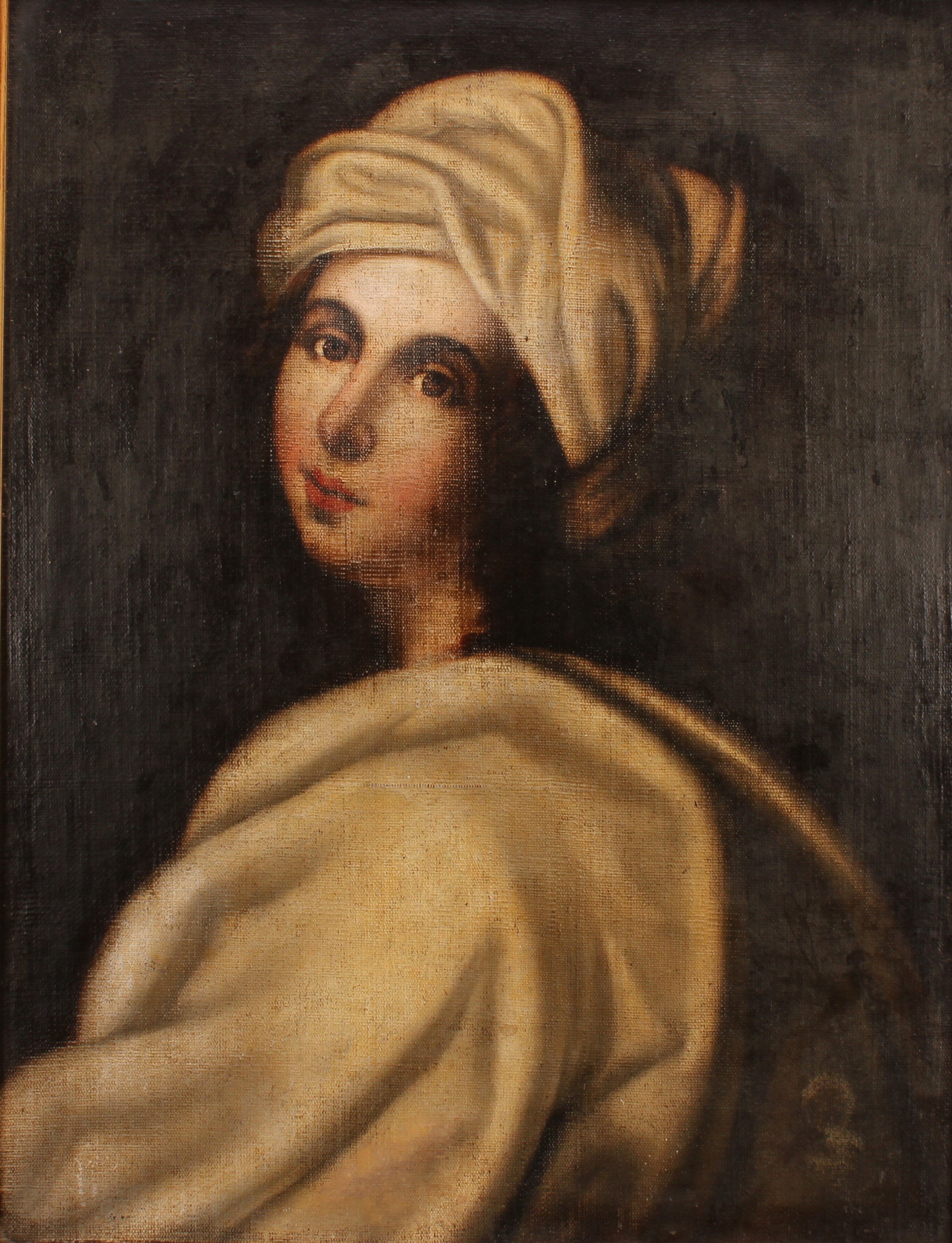 After Ginevra Cantofoli Portrait of Beatrice Cenci, oil on canvas, 55cm x 42cm