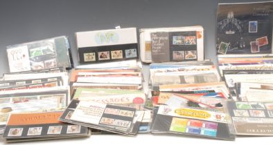 Stamps - QEII Presentation pack collection, 1970's - 2000's, in box, with £428 f/v, including