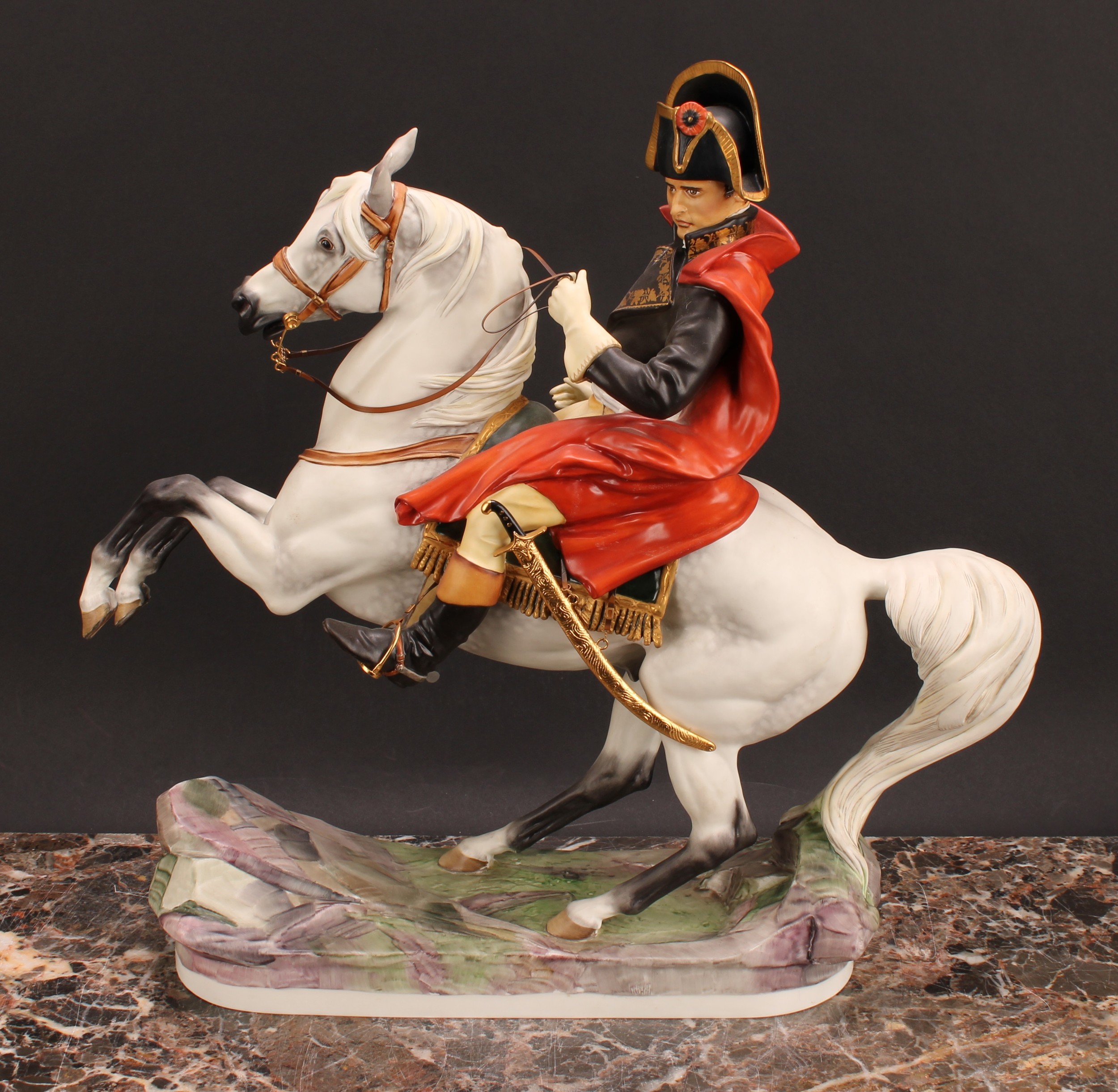 A Royal Worcester model, Napoleon Bonaparte, designed by Bernard Winskill, 37.5cm - Image 2 of 5